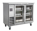Blue Air BLNBB-48SG-HC 2-Door Back Bar Cooler - Narrow Depth