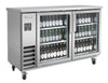 Blue Air BLNBB-60SG-HC 2-Door Back Bar Cooler - Narrow Depth