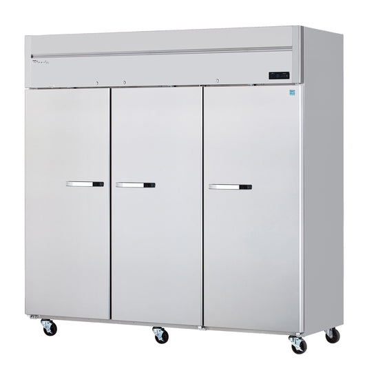 Blue Air BSR72T-HC 3-Door Top Mount Reach-In Refrigerator