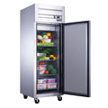 DUKERS D28AR Single Door Reach In Refrigerator, Top Mount Compressor