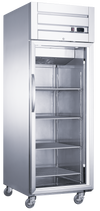 Dukers D28AR-GS1 single glass door reach-in refrigerator