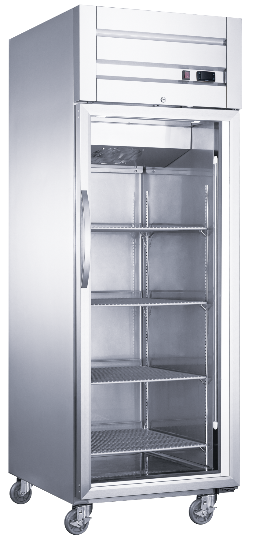 Dukers D28AR-GS1 single glass door reach-in refrigerator