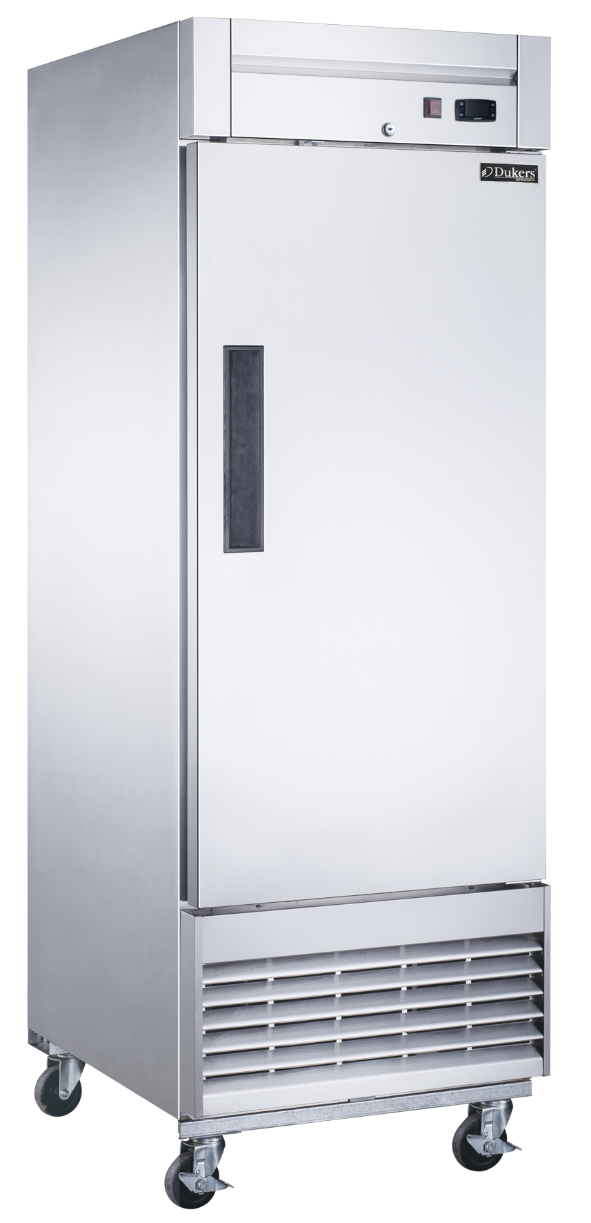 Dukers D28R single door bottom mount reach-in refrigerator