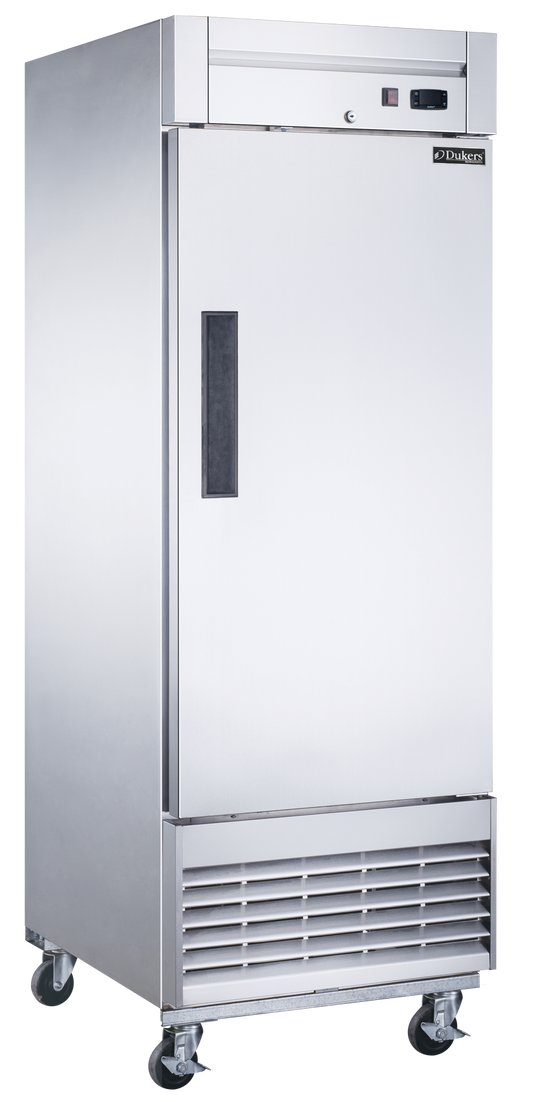 Dukers D28R single door bottom mount reach-in refrigerator
