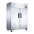 DUKERS D55AF Double Door Reach In Freezer, Top Mount Compressor