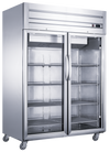 Dukers D55AR-GS2 double glass door reach-in refrigerator
