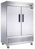 DUKERS D55R Double Door Reach In Refrigerator, Bottom Mount Compressor