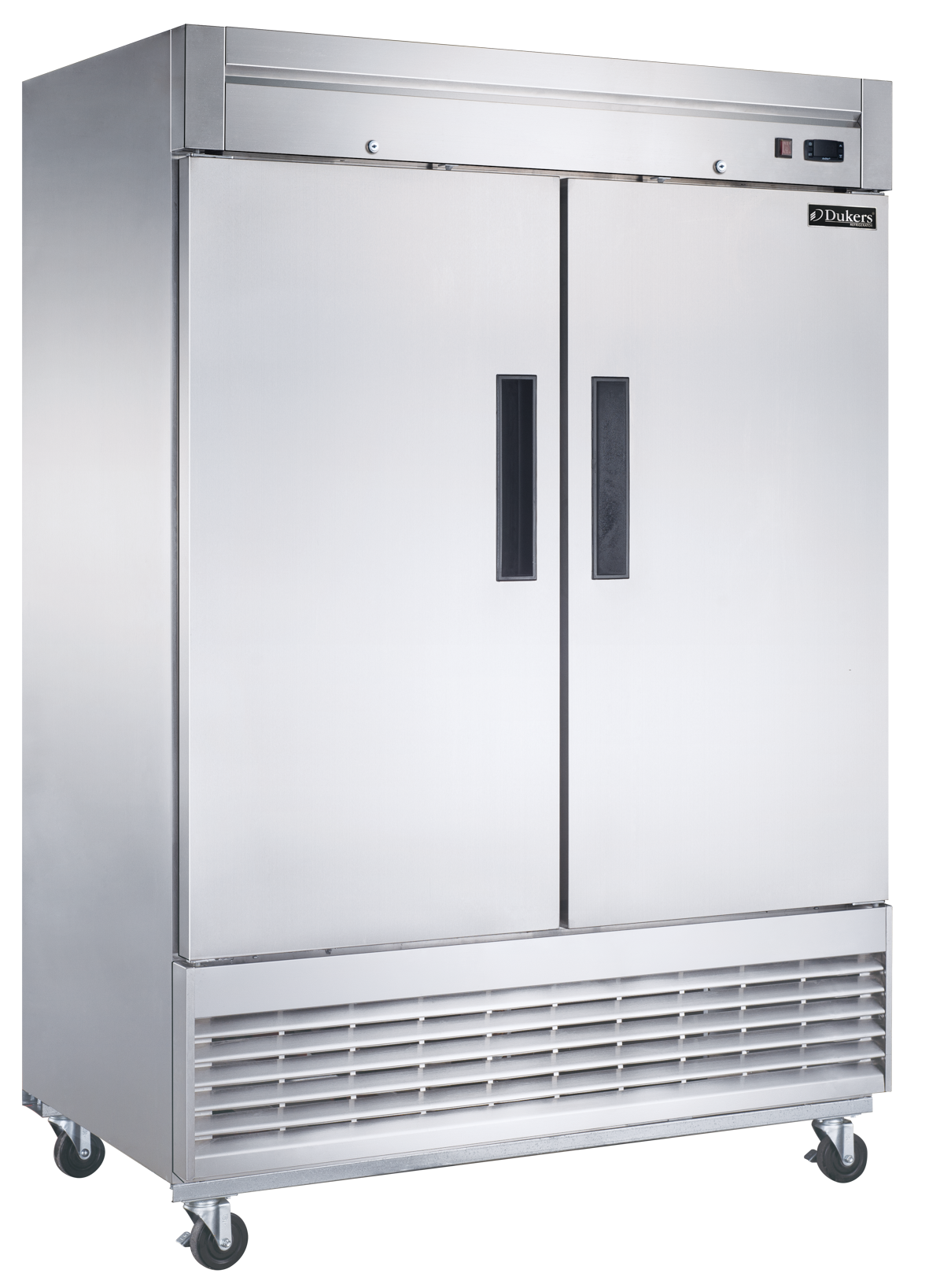 Dukers D55R double door bottom mount reach-in refrigerator