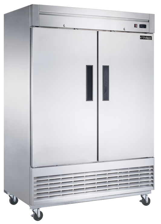 Dukers D55R double door bottom mount reach-in refrigerator