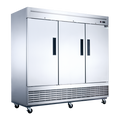 DUKERS D83F Three Door Reach In Freezer, Bottom Mount Compressor