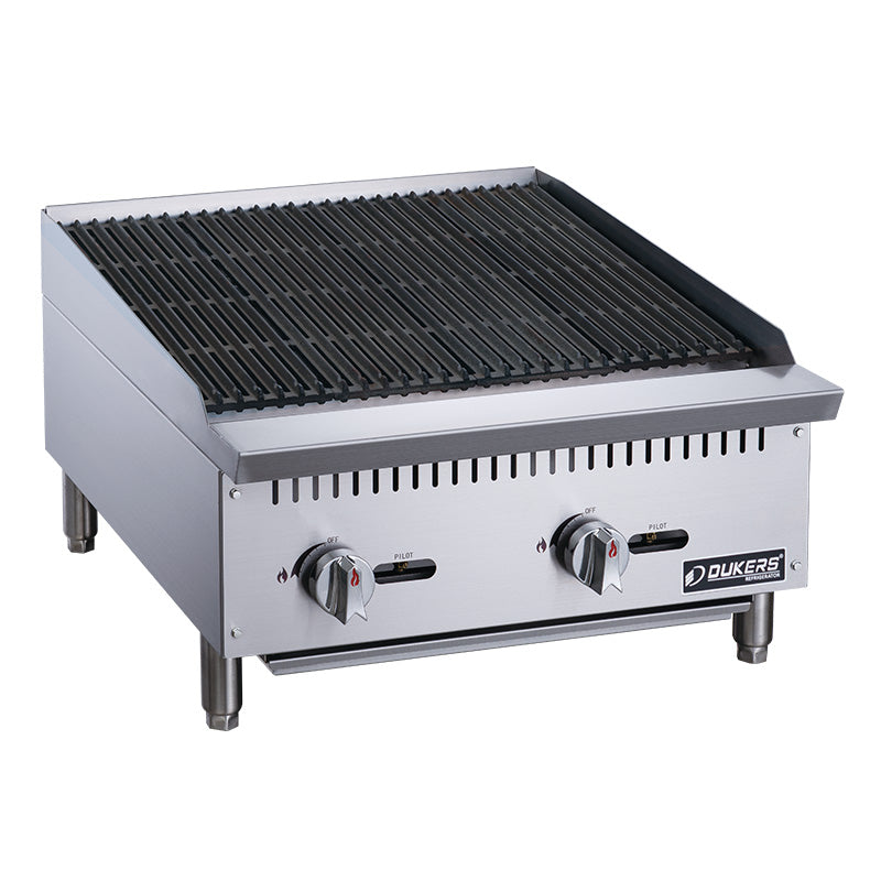 DUKERS DCRB24 24" Char Broiler Heavy Duty