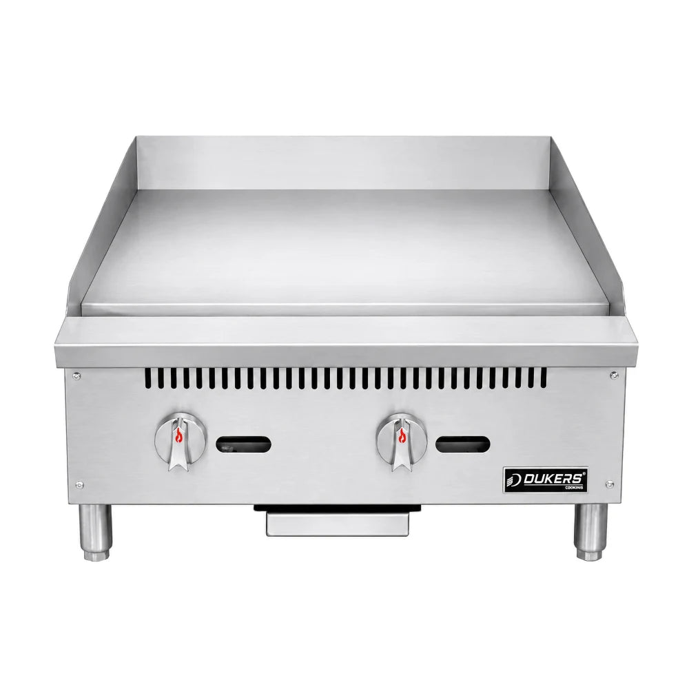 DUKERS DCGT24 24" Heavy Duty Thermostatic Griddle