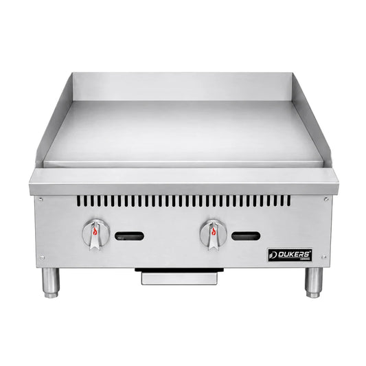 DUKERS DCGT24 24" Heavy Duty Thermostatic Griddle