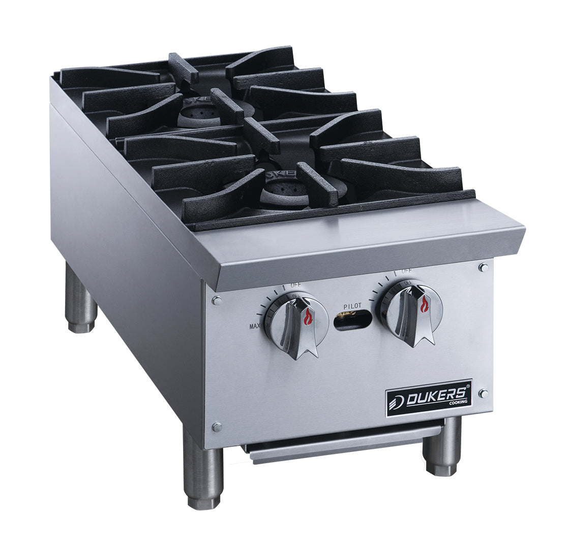 DUKERS DCHPB12 Two Burner Hot Plate