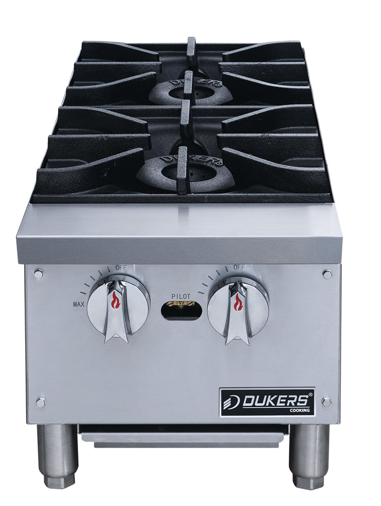 DUKERS DCHPB12 Two Burner Hot Plate