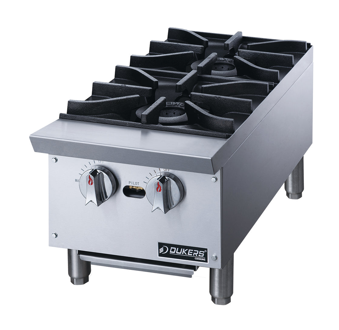 DUKERS DCHPB12 Two Burner Hot Plate