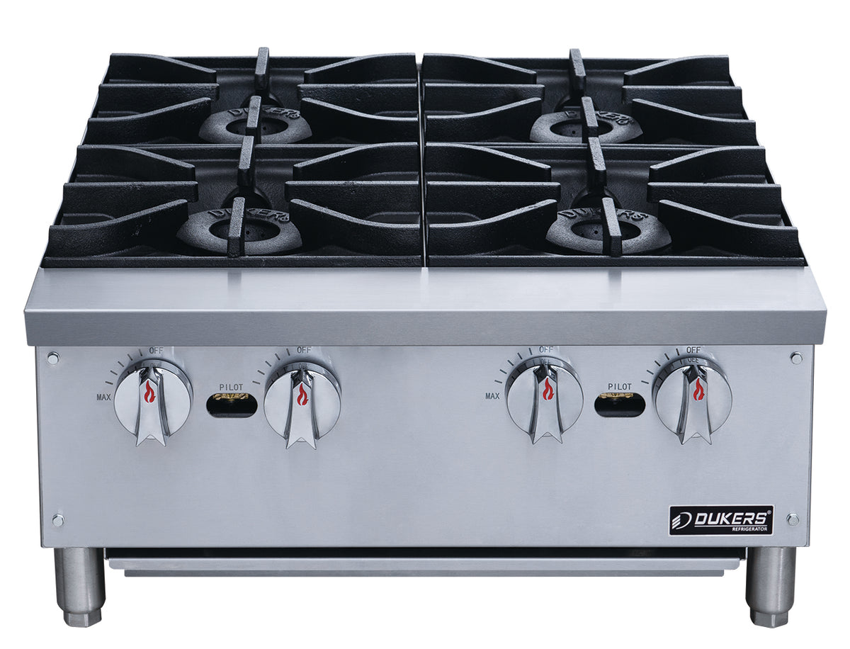 DUKERS DCHPB24 Four Burner Hot Plate