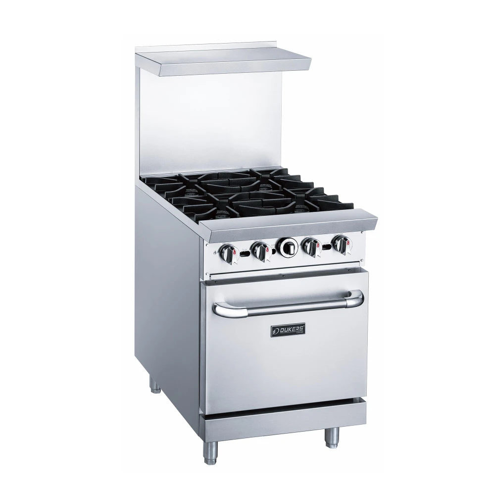 DUKERS DCR24-4B 4 Burner Gas Oven Range