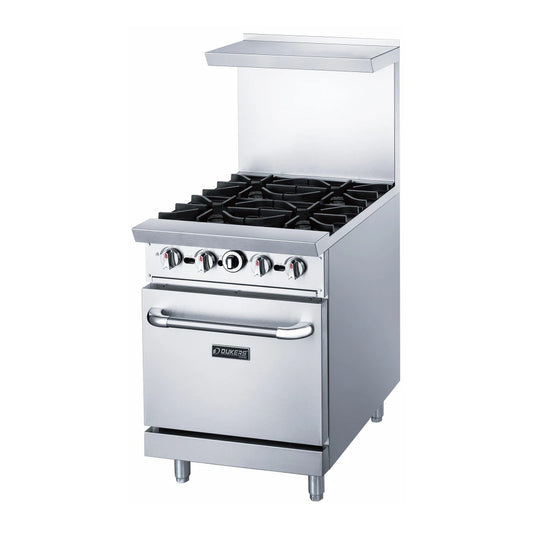 DUKERS DCR24-4B 4 Burner Gas Oven Range