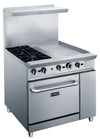 DUKERS DCR36-2B24GM 36" Mix Top Gas Oven Range