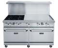 DUKERS DCR60-4B36GM 60" Mix Top Gas Oven Range