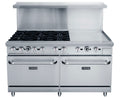 DUKERS DCR60-6B24GM 60" Mix Top Gas Oven Range
