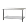 DUKERS DCSTW-3048 48" x 30" Stainless Steel Work Table