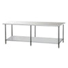DUKERS DCSTW-3072 72" x 30" Stainless Steel Work Table