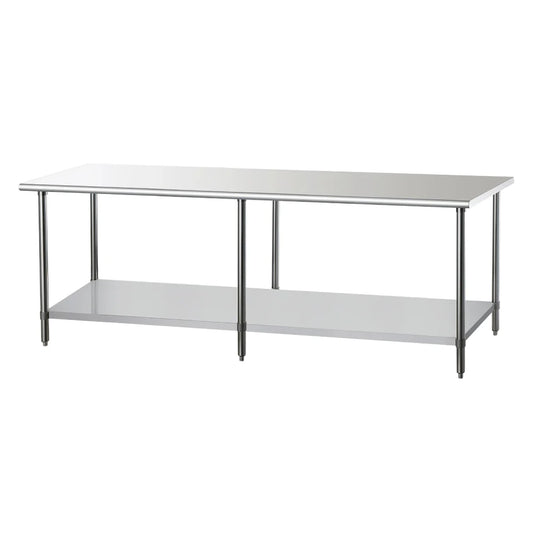 DUKERS DCSTW-3072 72" x 30" Stainless Steel Work Table