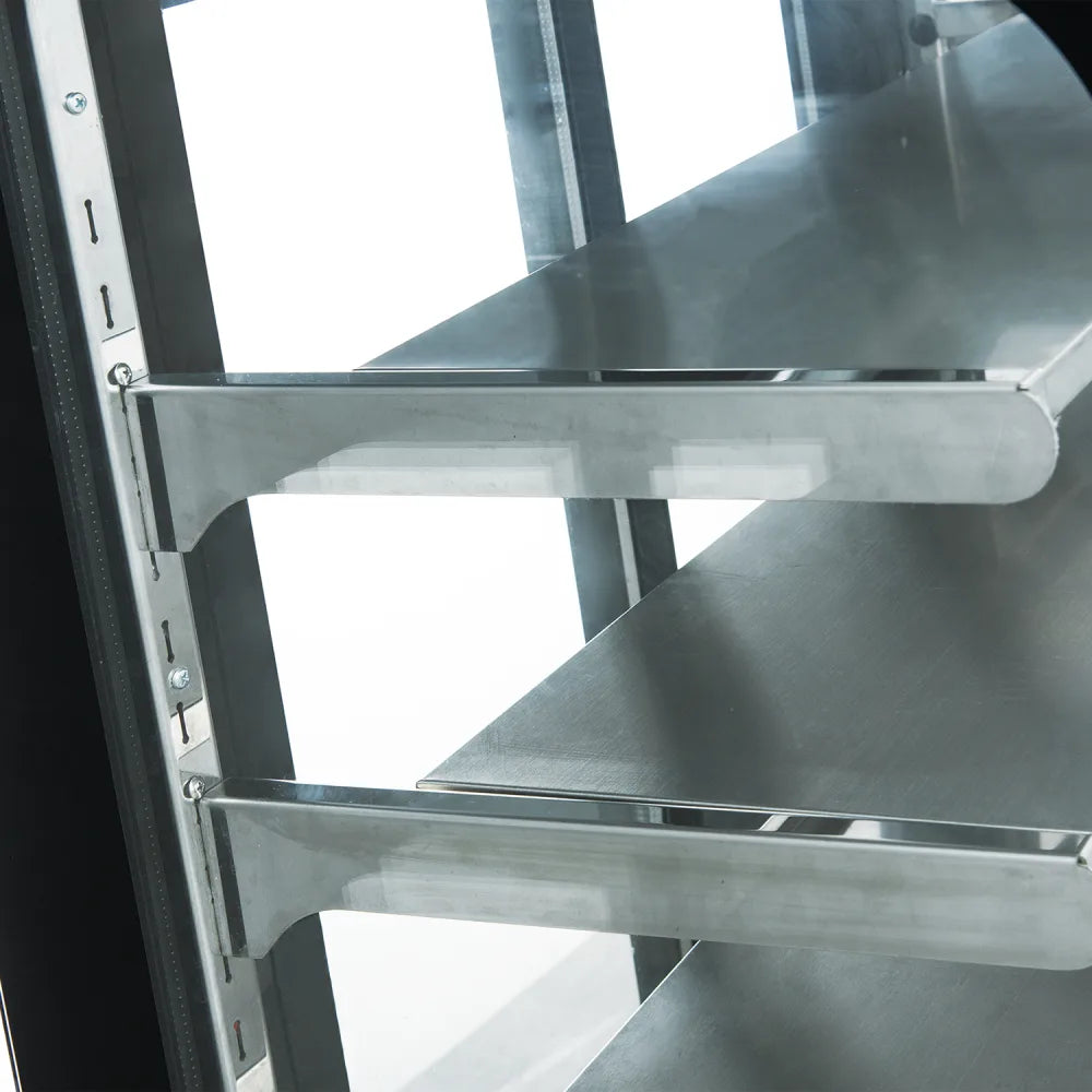 DUKERS DDM36TR-CB 36" Countertop Display Case with Curved Glass