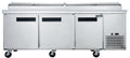 DUKERS DPP90-12-S3 Three Door Pizza Prep Station Refrigerator