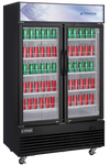 DUKERS DSM-41R Double Hinged Door Merchandiser Refrigerator