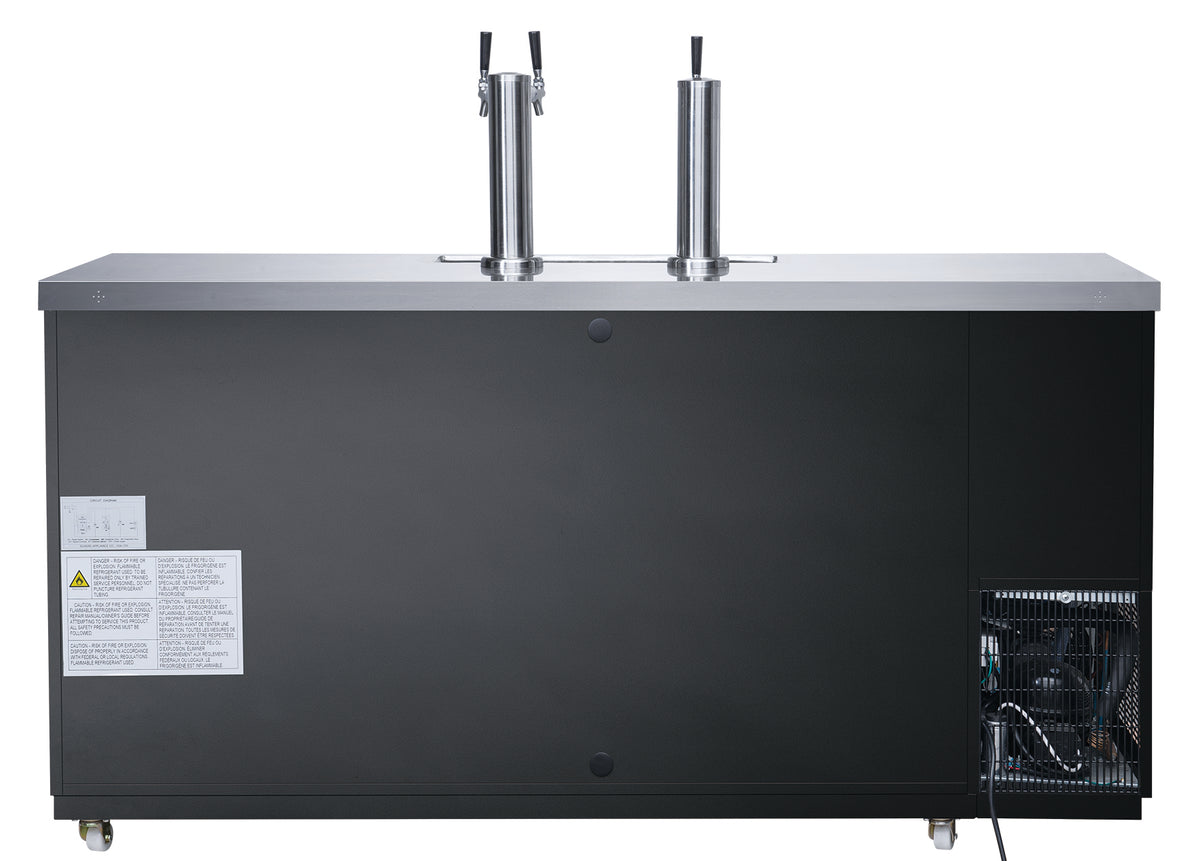DUKERS DKB48-M2 Double Door Kegerator