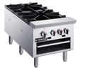 DUKERS DCSPB2 Double Burner Stock Pot Range