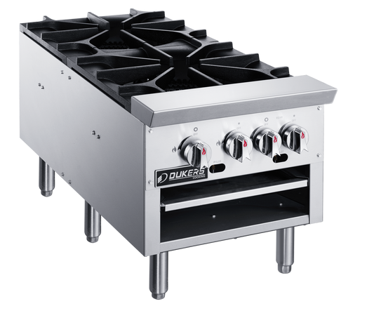 DUKERS DCSPB2 Double Burner Stock Pot Range