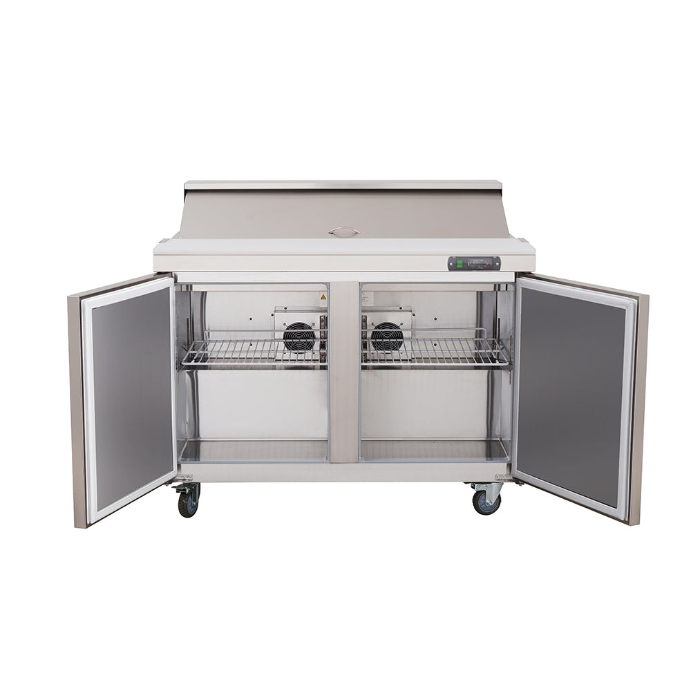 WESTLAKE WKSR-48B Prep Table 48" 2-Door Stainless Steel