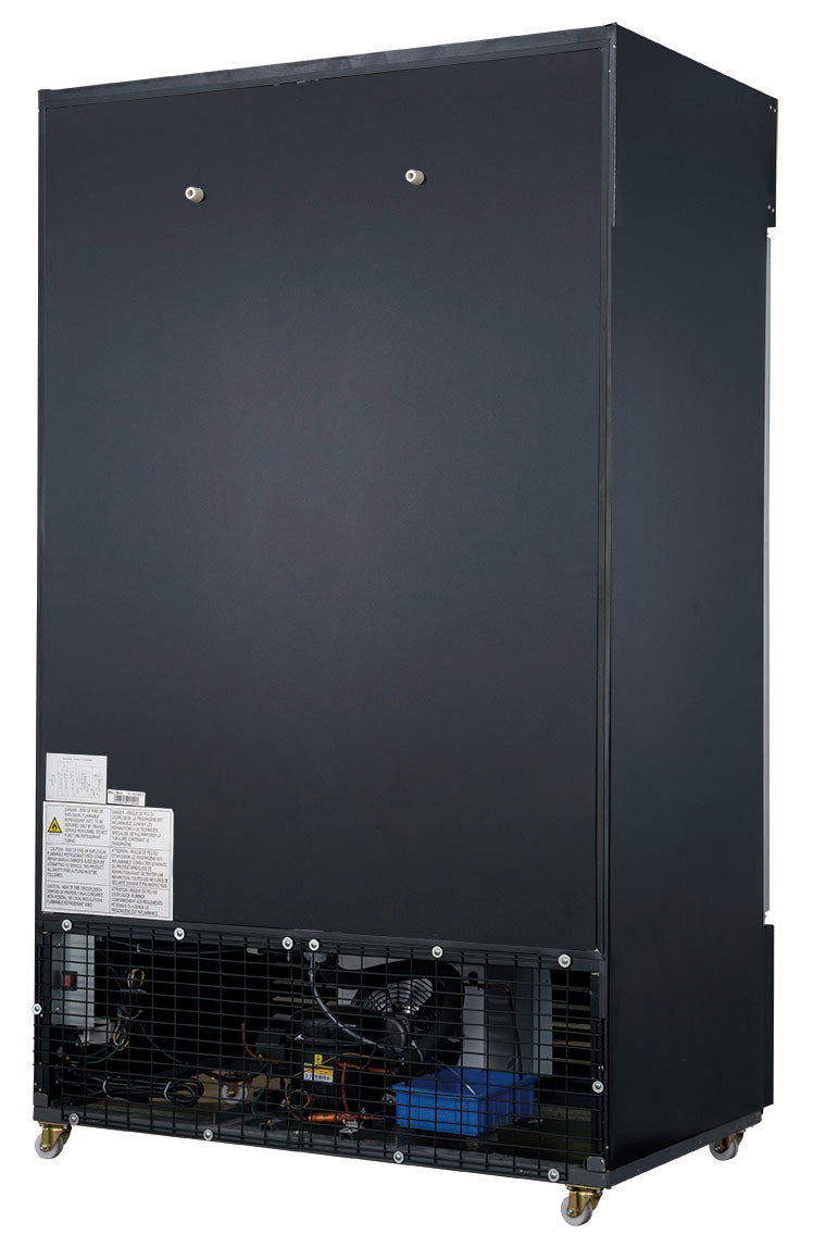 DUKERS DSM-41R Double Hinged Door Merchandiser Refrigerator