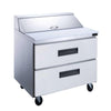 DUKERS DSP36-10-D2 36" Sandwich Prep Station with Drawers
