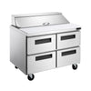 DUKERS DSP60-16-D4 60" Sandwich Prep Station with Drawers