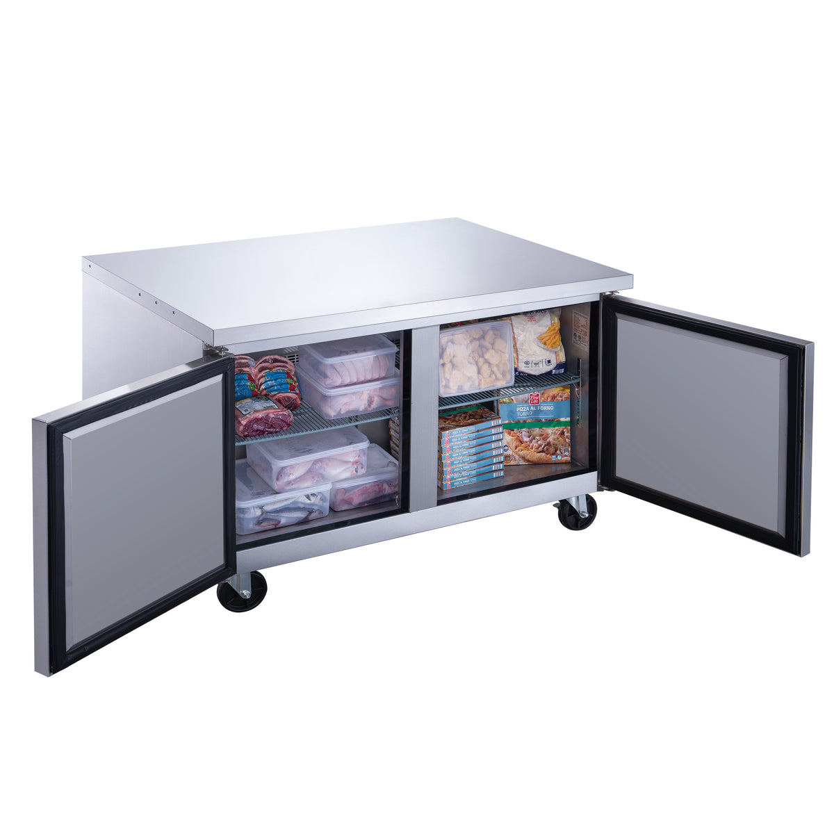 DUKERS DUC36R Double Door Undercounter Refrigerator