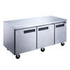 Dukers DUC72R three door undercounter refrigerator