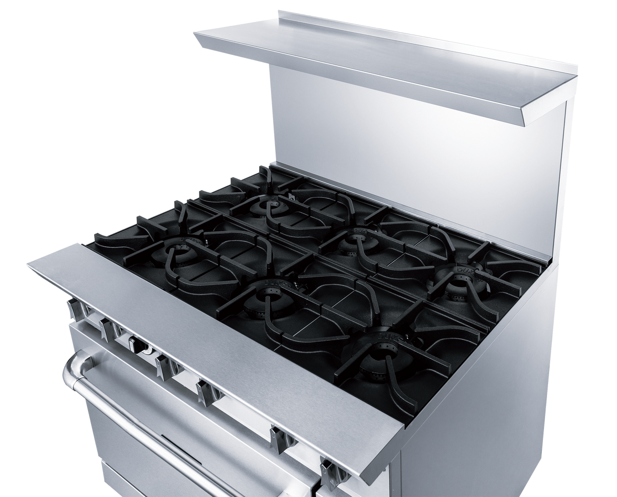 DUKERS DCR36-6B 6 Burner Gas Oven Range