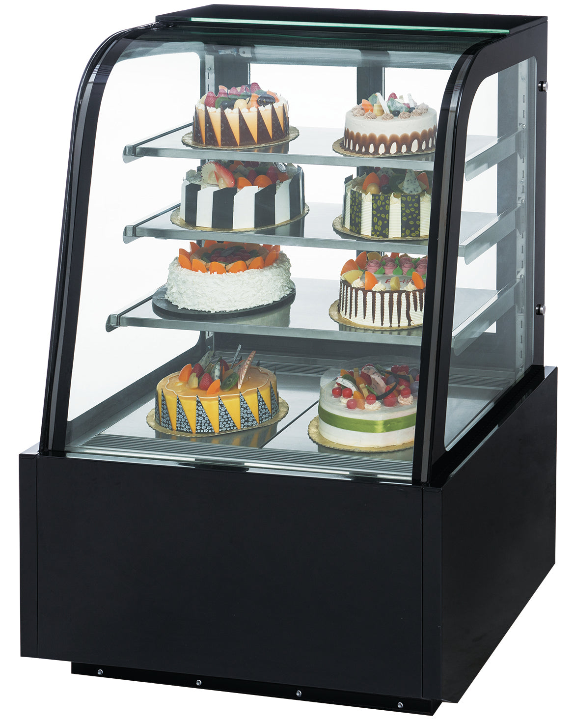 DUKERS DDM48R-CB 48" Cake Cooler with Curved Glass