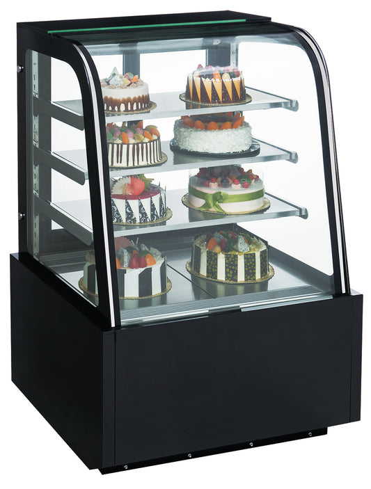 DUKERS DDM48R-CB 48" Cake Cooler with Curved Glass