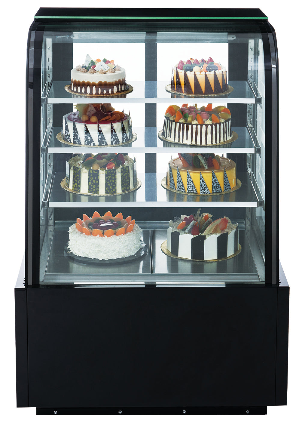 DUKERS DDM48R-CB 48" Cake Cooler with Curved Glass