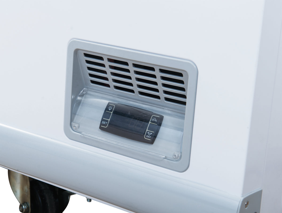 DUKERS WD-700Y Glass Top Chest Freezer