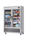Blue Air BSR49G-HC 2-Door Glass Door Reach-In Refrigerator