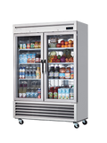 Blue Air BSR49G-HC 2-Door Glass-Door Reach-In Refrigerator
