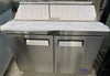 Scratch & Dint Atosa MSF8302GR 48" 2 Door Refrigerated sandwich & salad prep table