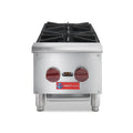 WESTLAKE EHP-2S Gas Range 12" 2-Burner 50,000 BTU Stainless Steel